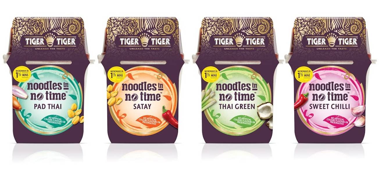 Tiger Tiger launches Noodles In No Time lunch pots