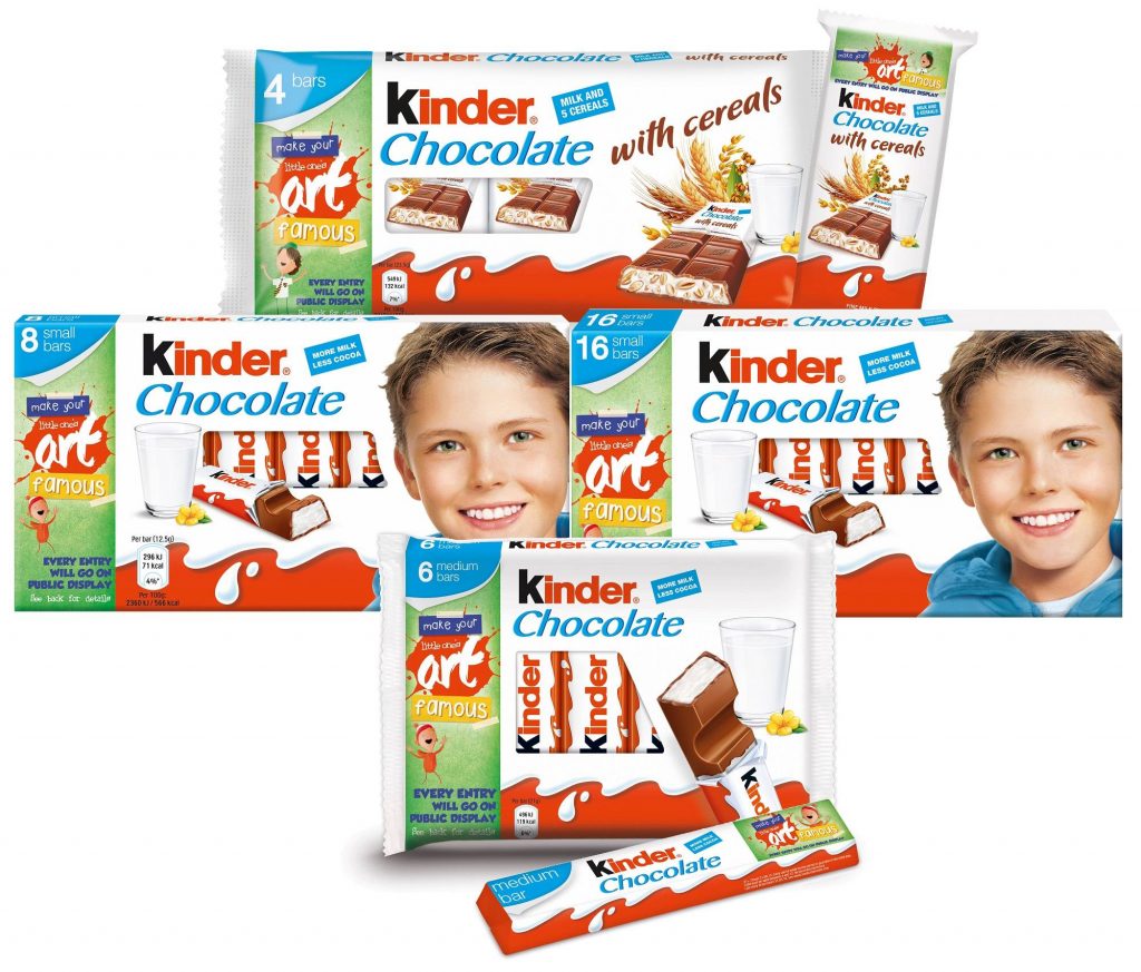 Kinder launches 'Make your little one’s art famous' promotion