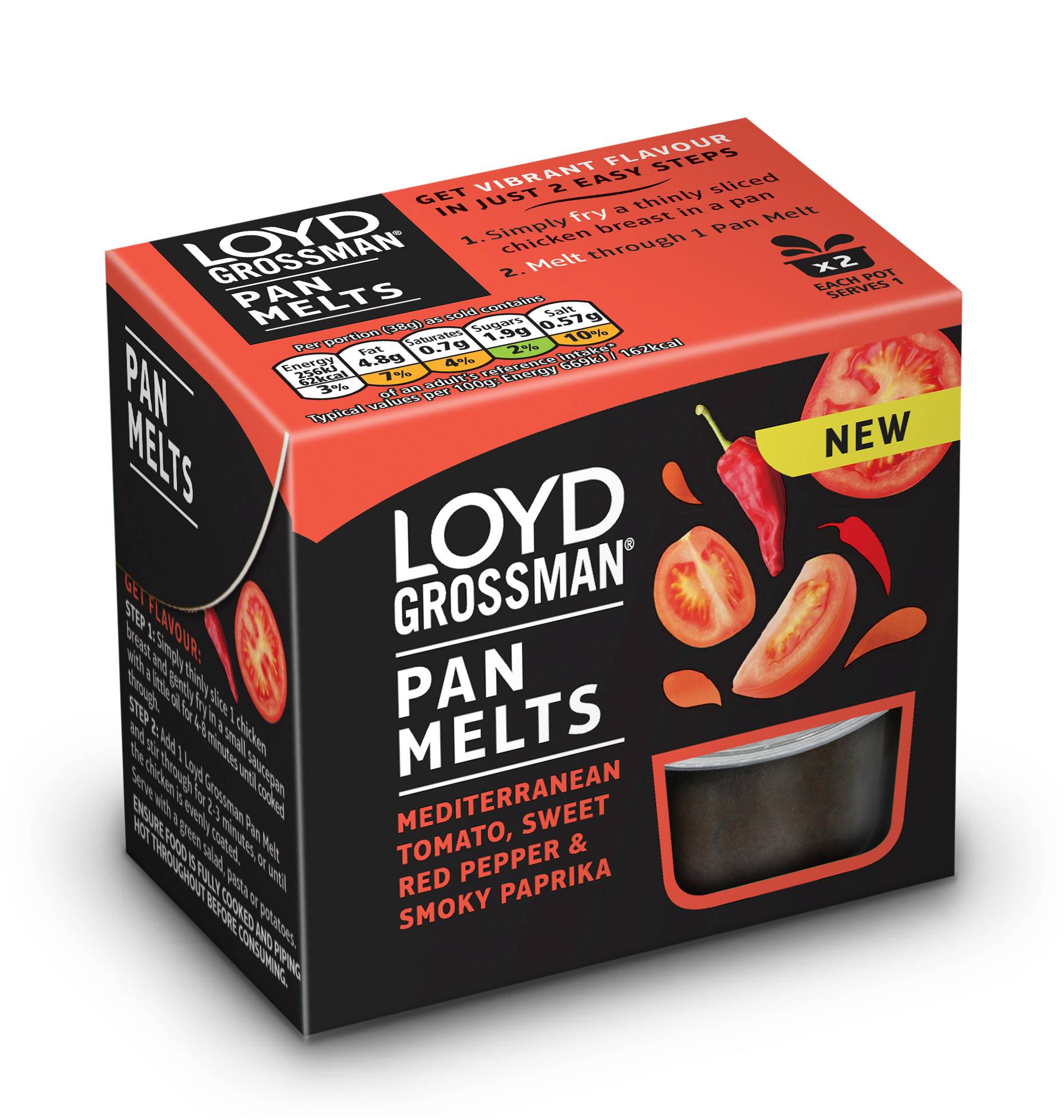 Premier Foods adds Pan Melts to Loyd Grossman range