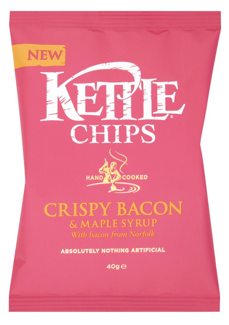 Kettle Chips unveils Crispy Bacon & Maple Syrup flavour