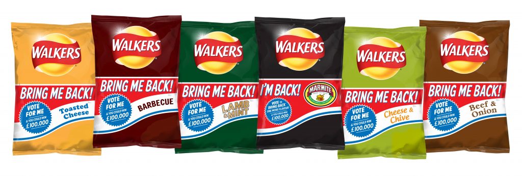 Walkers Announces ‘bring It Back’ Favourite Flavour Campaign