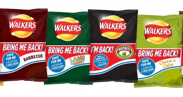 Walkers announces ‘Bring It Back’ favourite flavour campaign