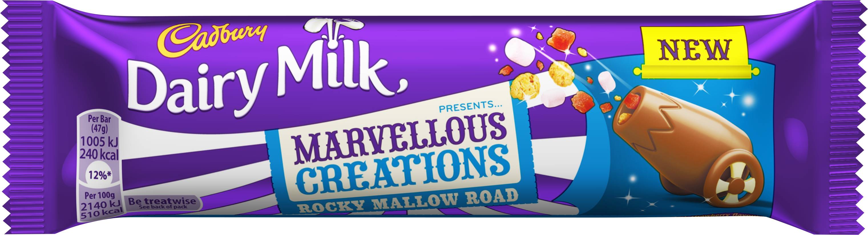 Calories in Dairy Milk Bunny Marvellous Creations by Cadbury and