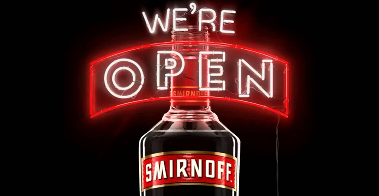 Open brand. Soul DJ Smirnoff. We're open.