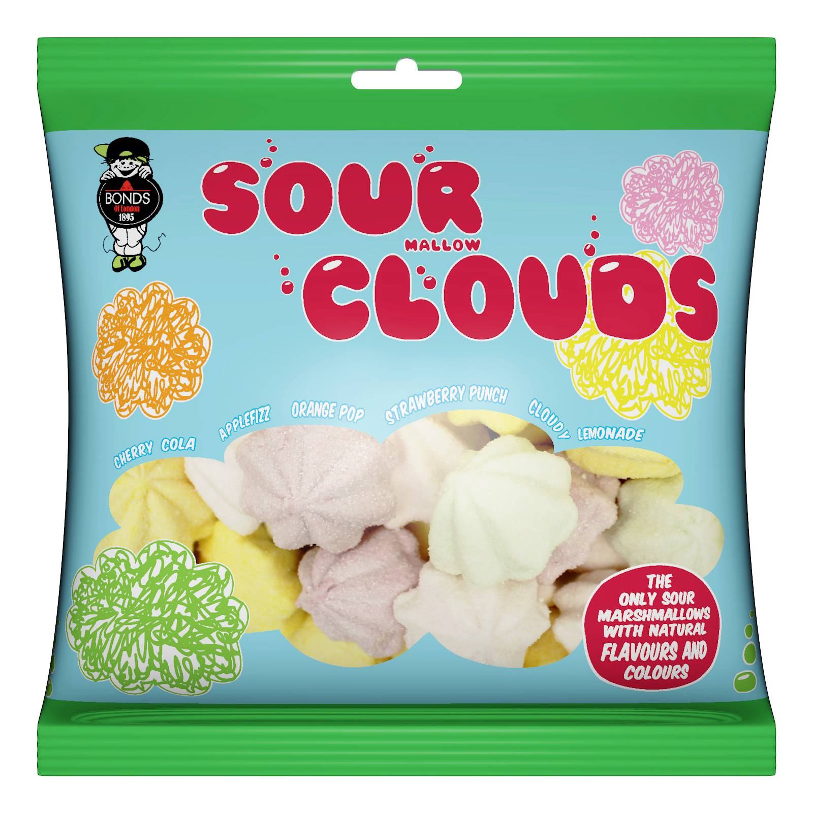 Sour Marshmallow Clouds new from Bonds Confectionery