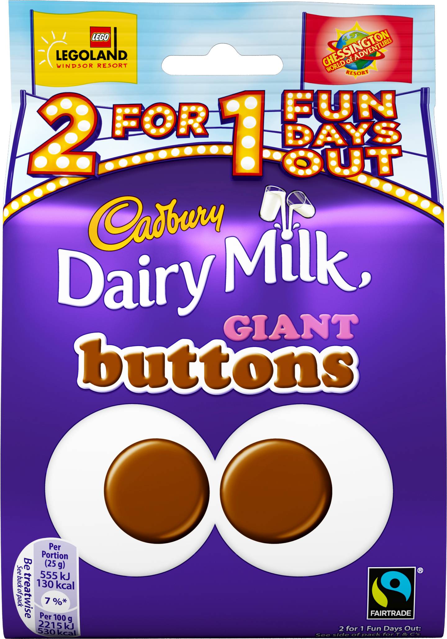 Cadbury announces 2 for 1 Merlin attractions offer