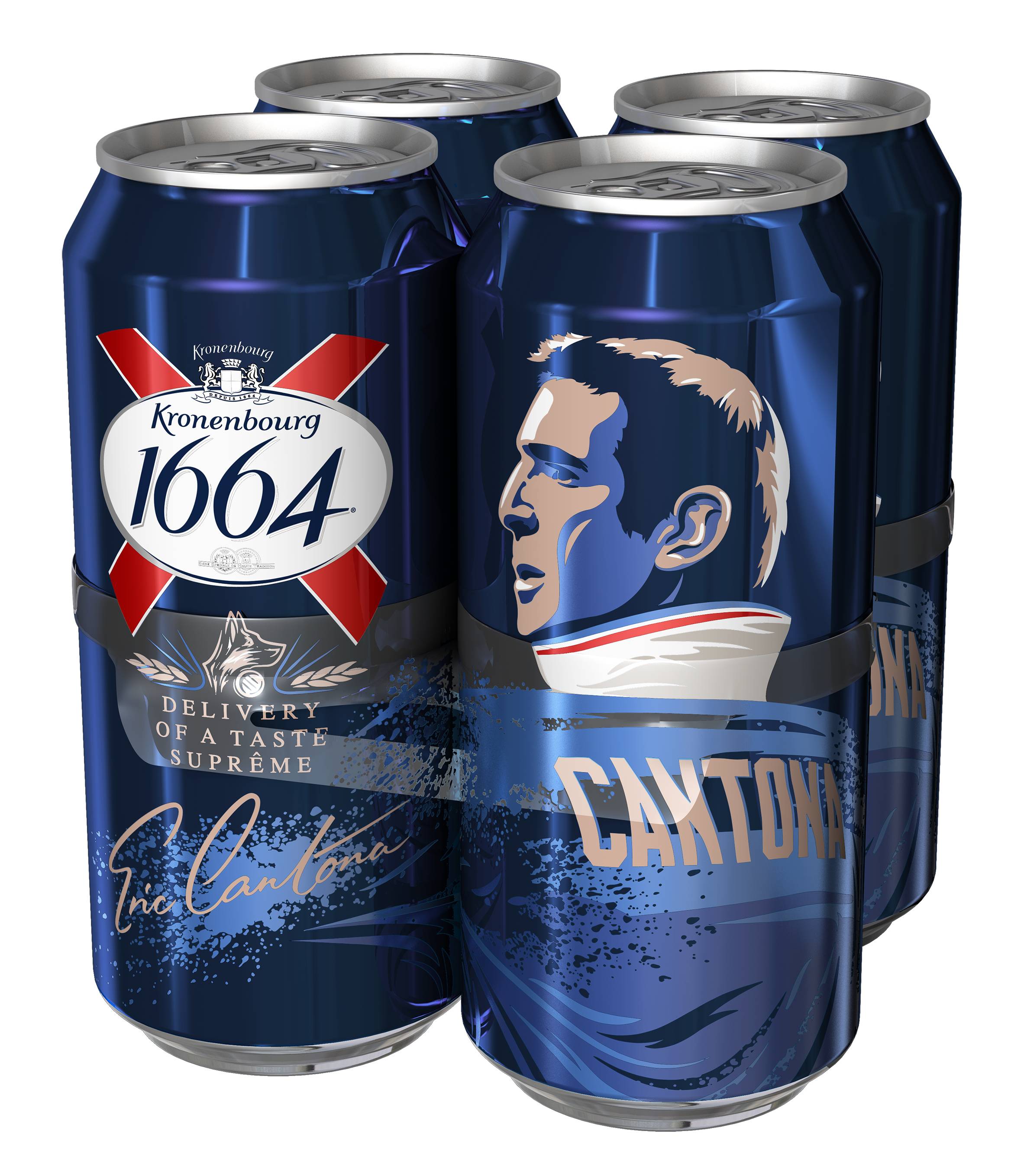 Kronenbourg 1664 packs to feature Cantona