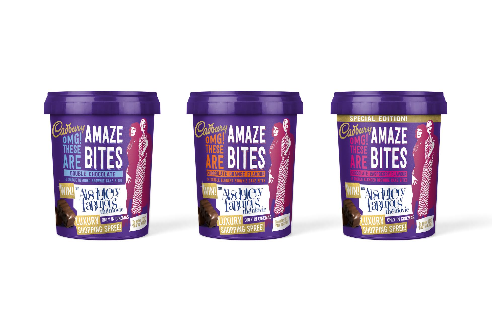 Cadbury Amaze Bites teams up with Absolutely Fabulous movie