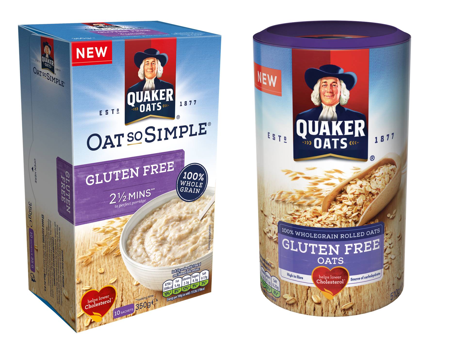 Quaker Oats launches gluten free variants