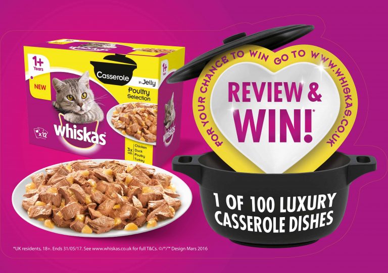 Whiskas unveils casserole range for cats