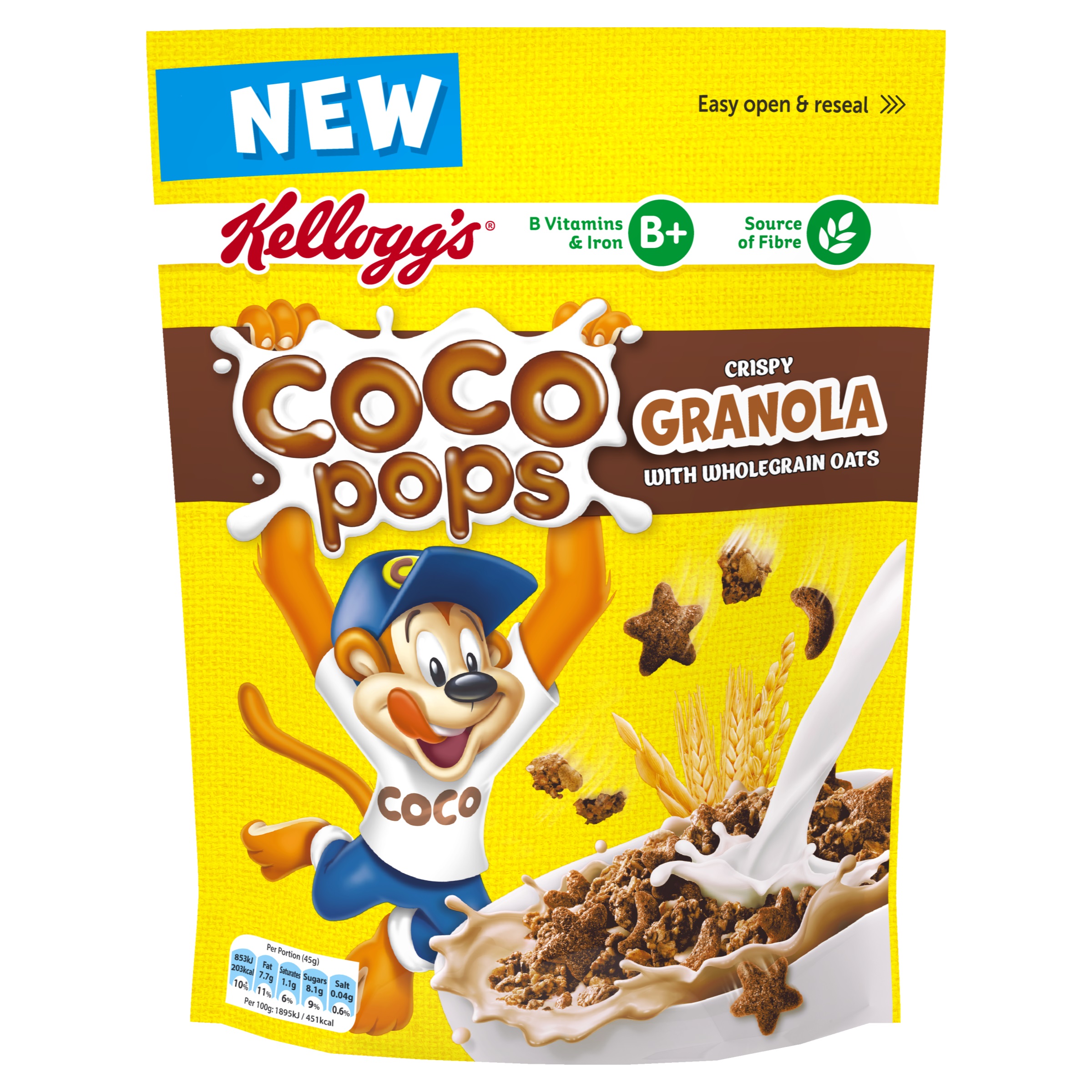 Kritisk Bourgeon Våd Kellogg's launches Coco Pops Granola