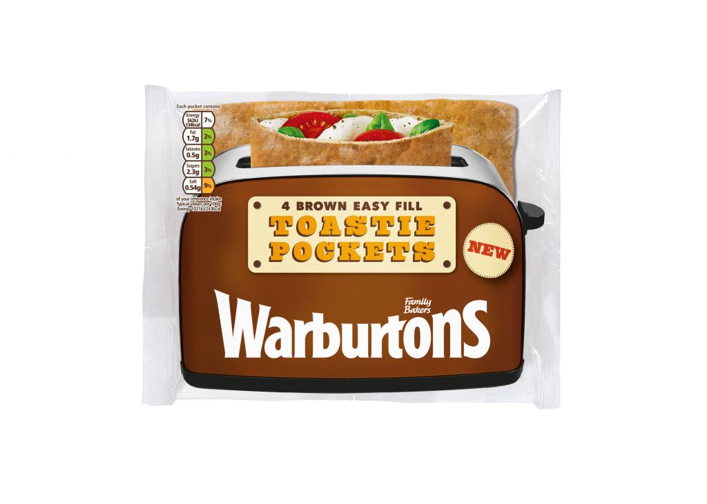 Warburtons unveils Toastie Pockets