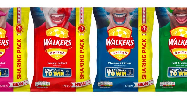 Walkers launches Champions League promotion and new sharing packs