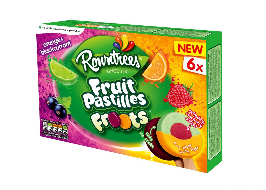 New Rowntree’s Fruit Pastille Froots ice lolly launches