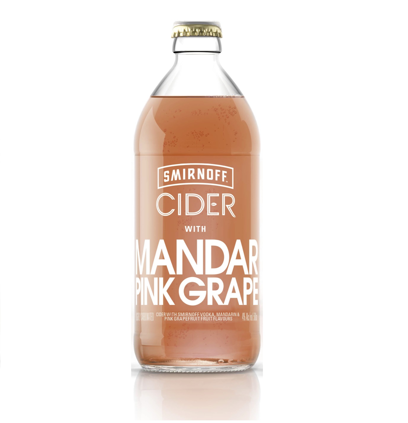 Smirnoff Cider launches Mandarin & Pink Grapefruit variant