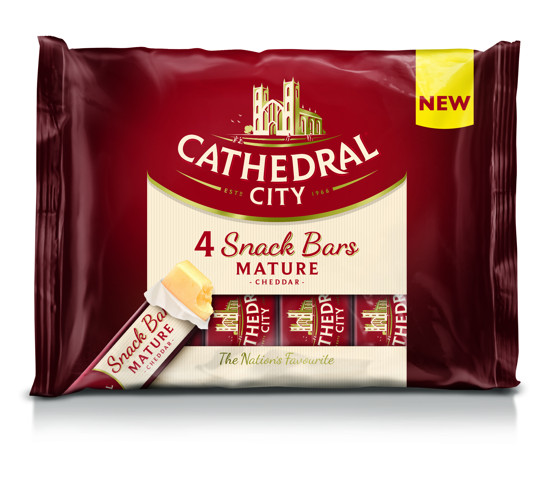 New multi-pack format for Cathedral City Snack Bars