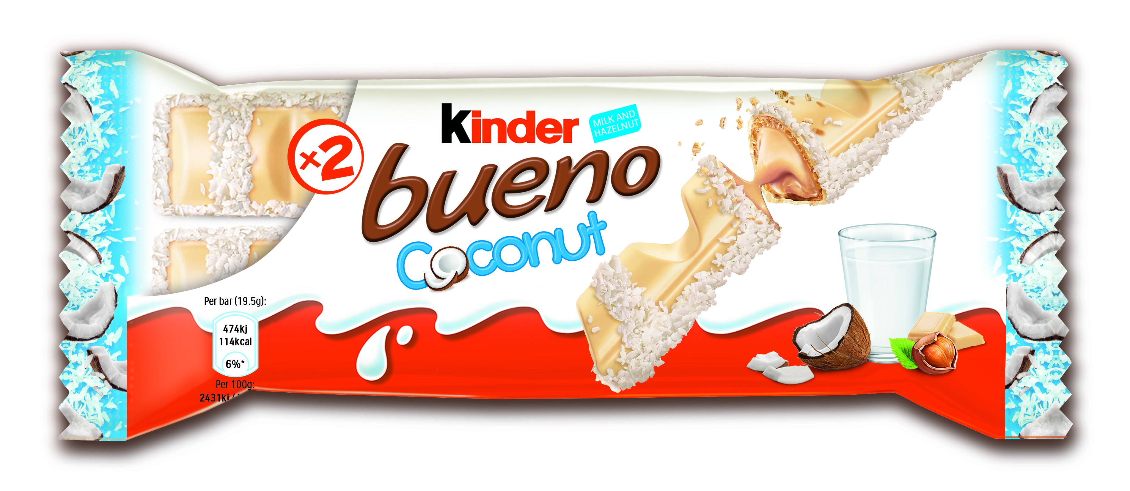 Ferrero launches Kinder Bueno Coconut