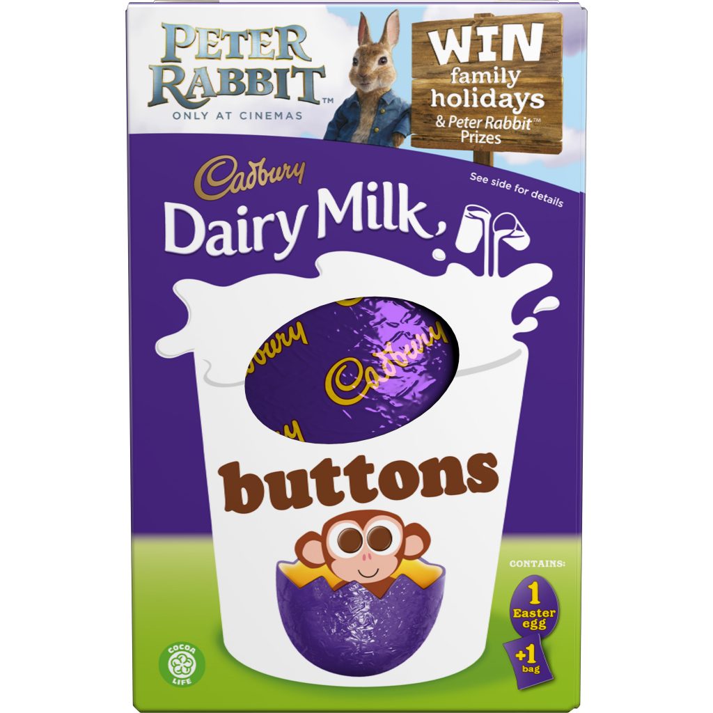 Cadbury Dairy Milk unveils Peter Rabbit movie partnership