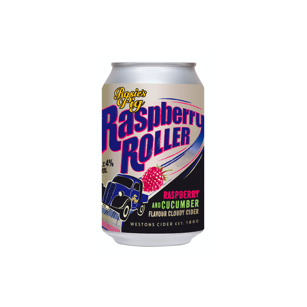 Westons Cider launches Rosie’s Pig Raspberry Roller Cloudy Cider