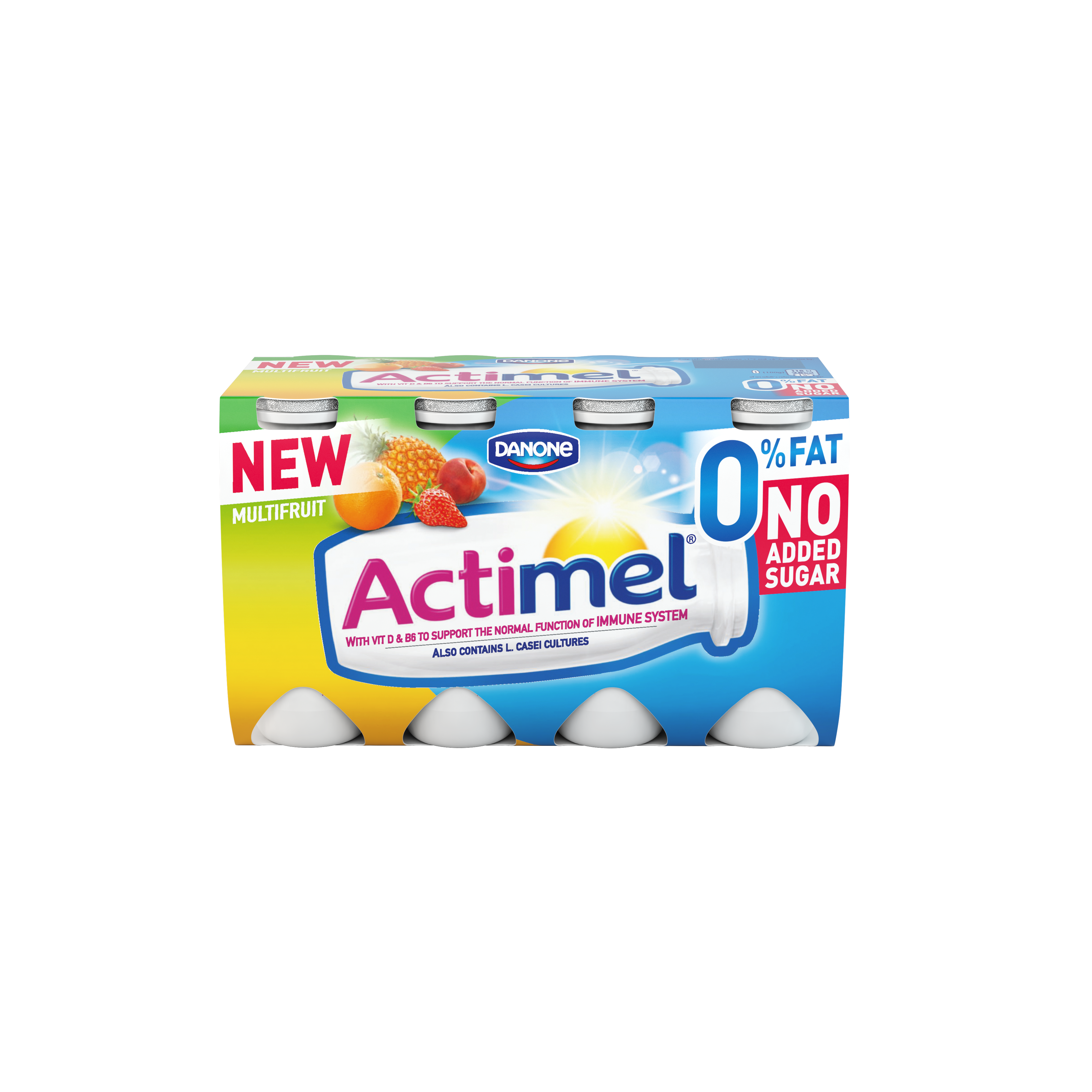Actimel re-launches 0% range with no added sugar