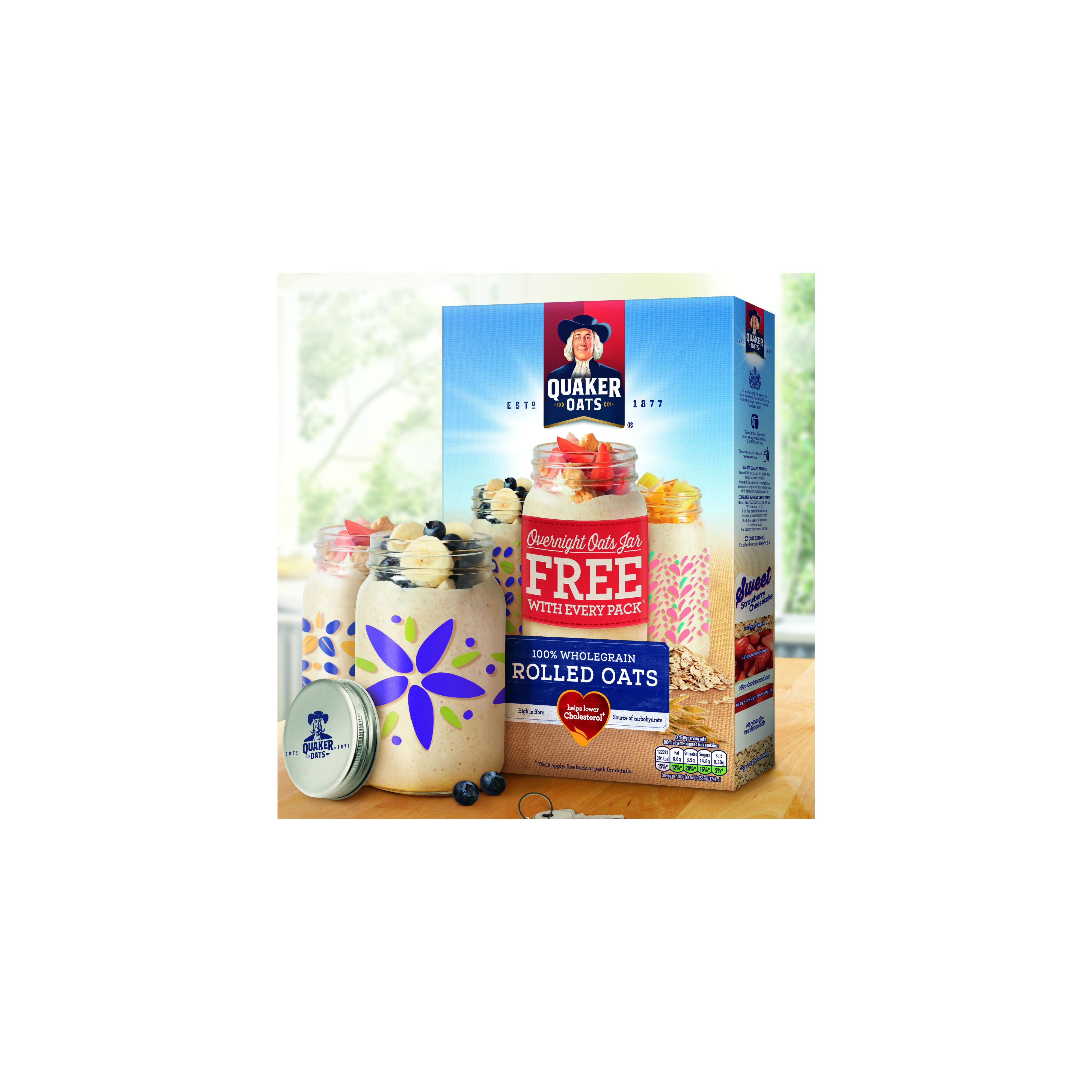 Quakers brings back overnight oats onpack promotion