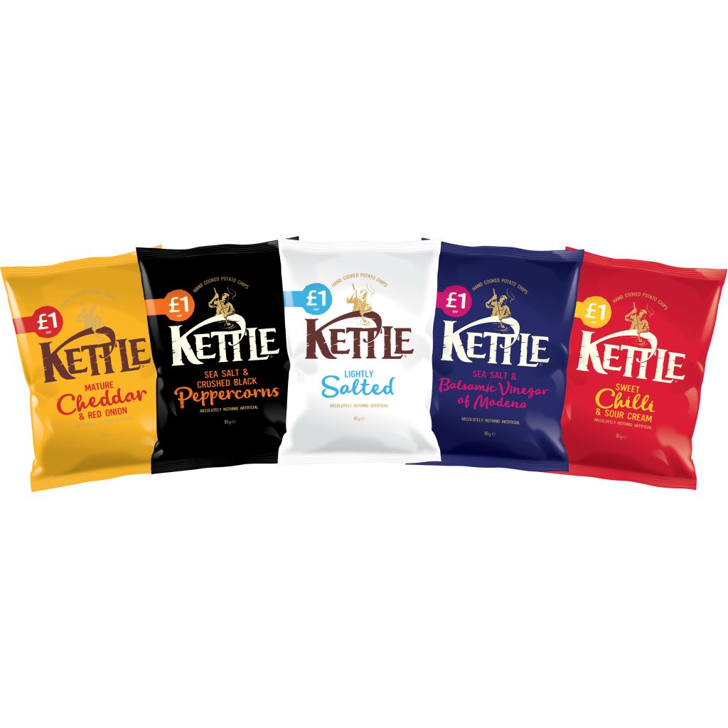 Kettle Chips rollsout pricemarked sharing bags for convenience stores