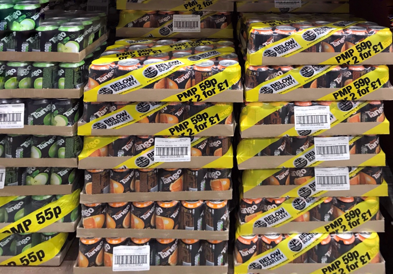 Britvic Introduces Sugar Levy Message On Shrink Wrap