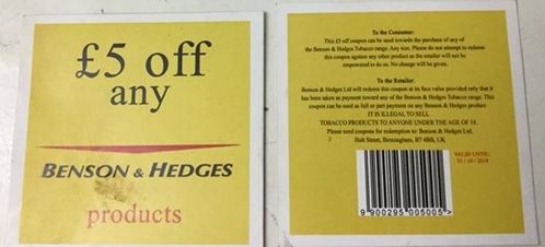 tobacco scam JTI issues warning over tobacco voucher scam