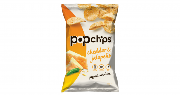 Popchips launches Cheddar & Jalapeno flavour