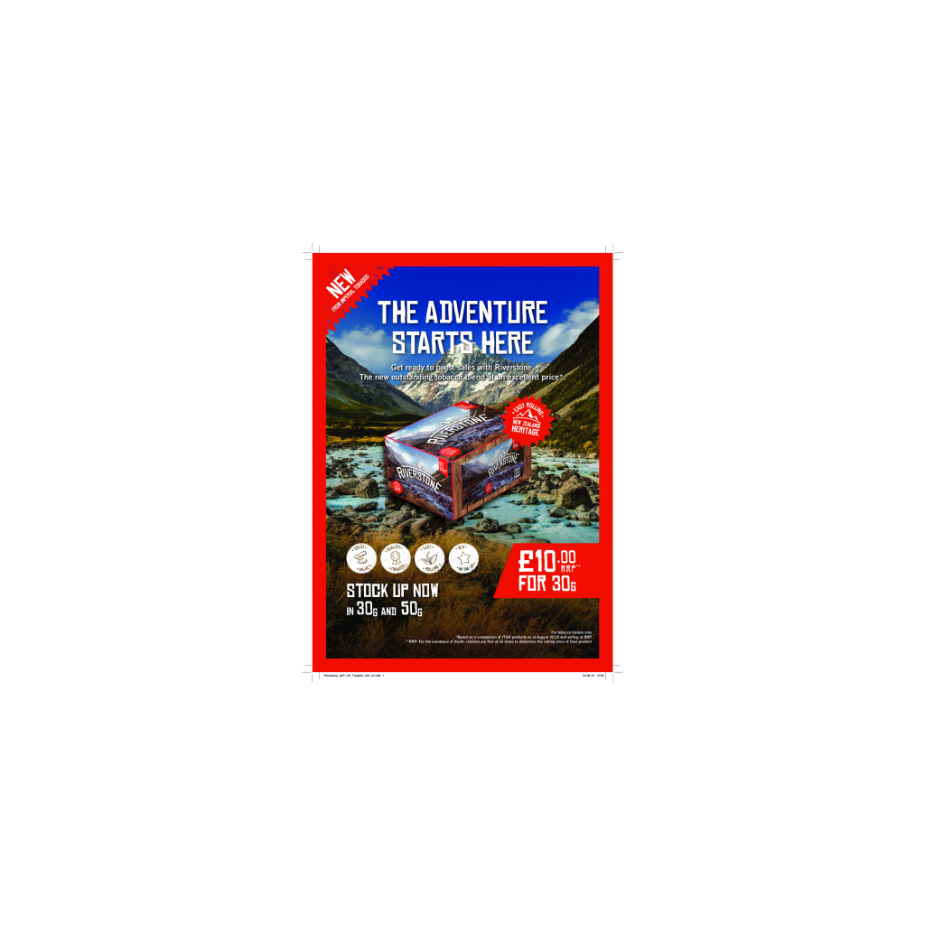 riverstone tobacco 30g price co-op Imperial Tobacco unveils Riverstone tobacco brand