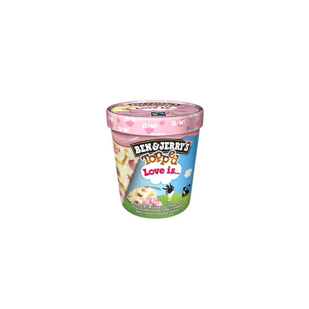 Ben Jerry's new Topped variant