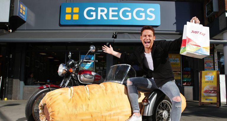 greggs delivery just eat