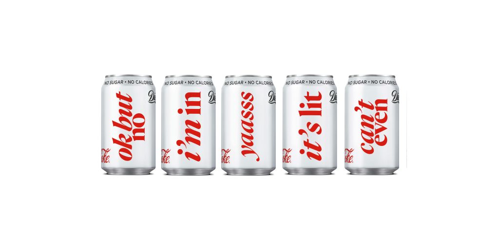 Diet Coke Launches Expressive Limited Edition Can Design   Diet Coke Cans Line 1024x512 