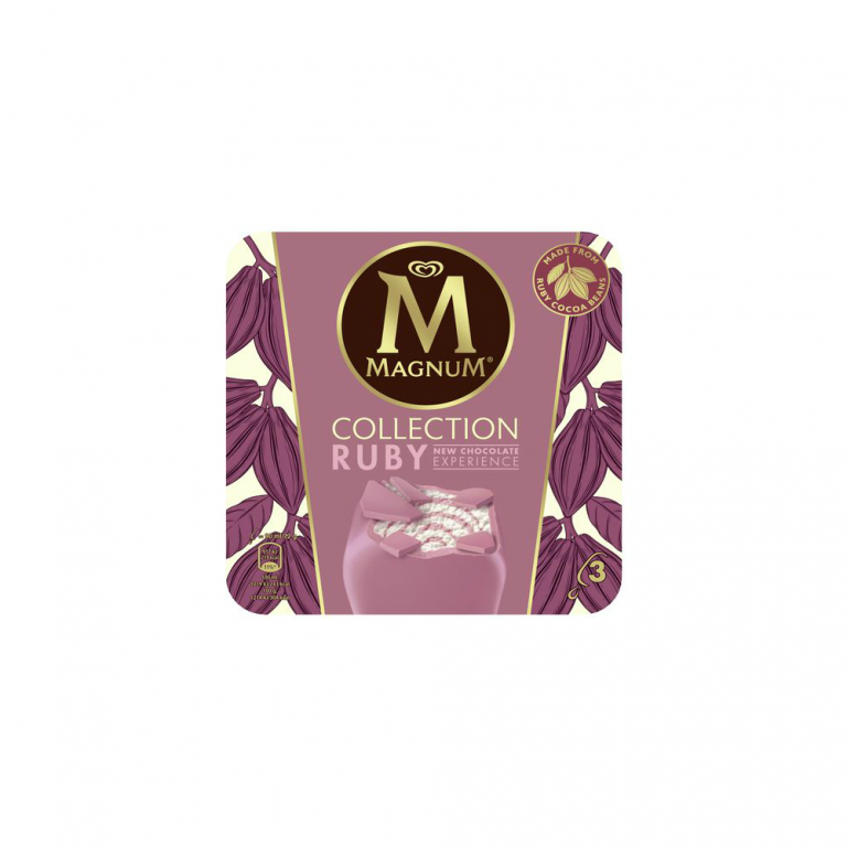 Magnum unveils Ruby chocolate icecream range