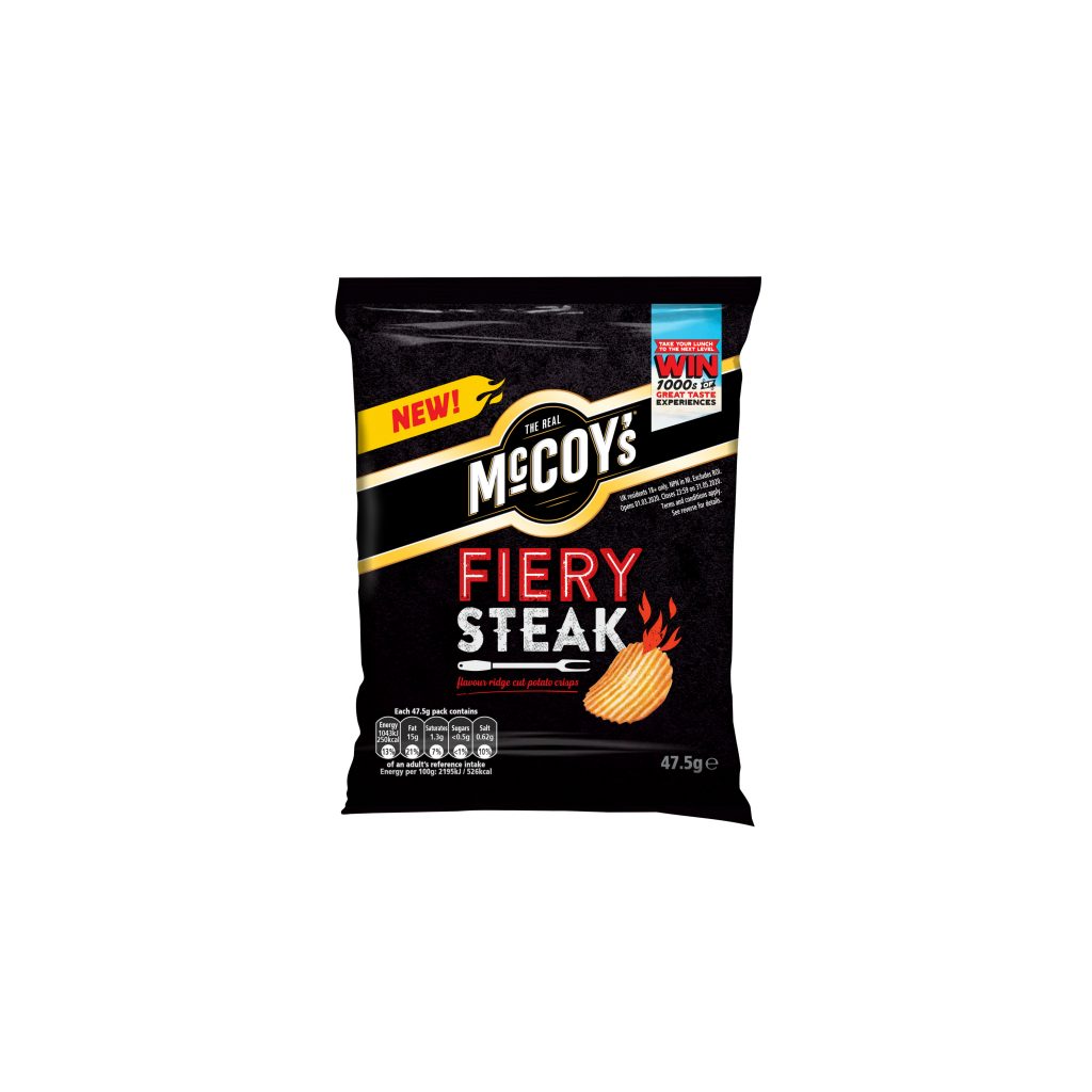 McCoy’s unveils Fiery Steak flavour