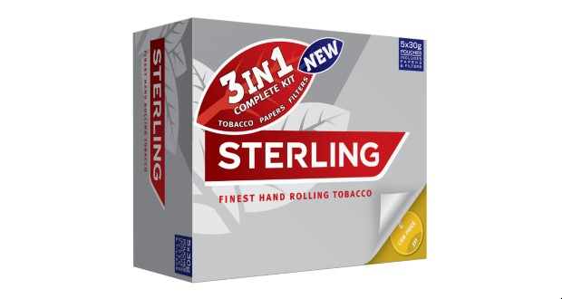 JTI moves Sterling Rolling Tobacco 3-in-1 box to pouch