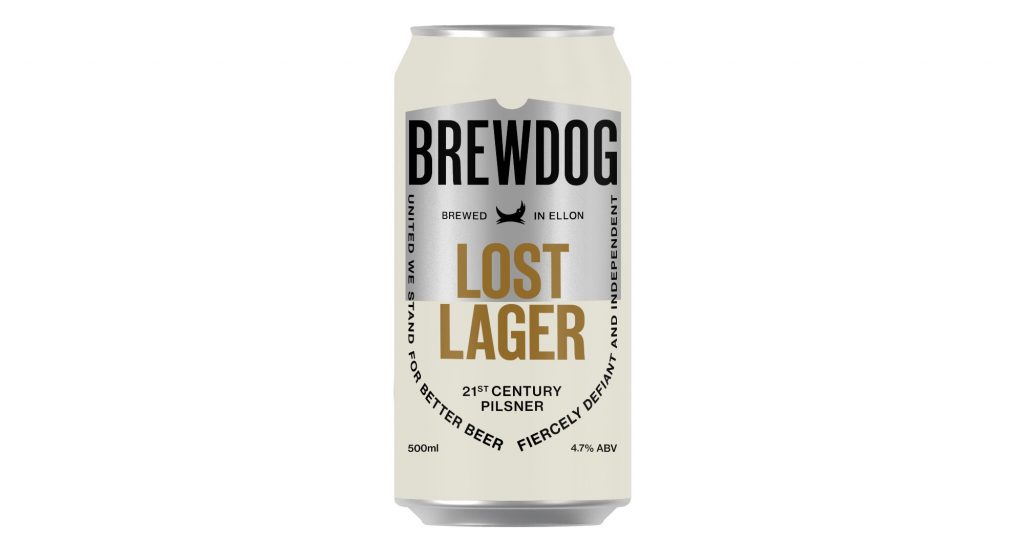 BrewDog Lost Lager kaufen - 1x 330ml Dry hopped Pilsner