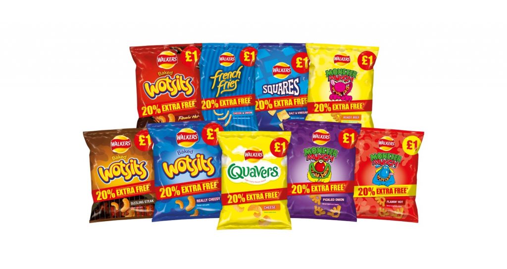 Walkers gives shoppers value for money on price-marked snacks range