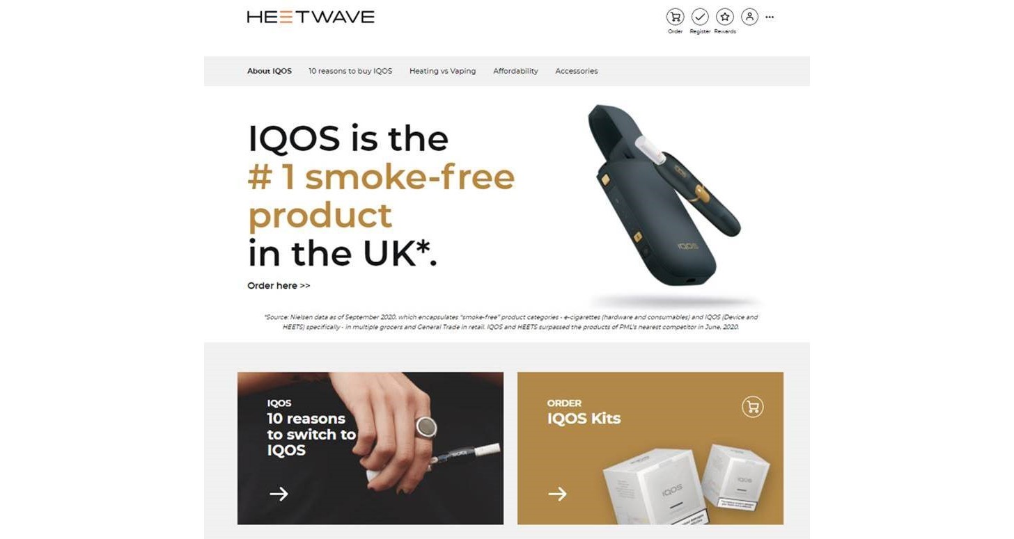 heated tobacco device points program uk UK: Philip Morris 'fully committed' to