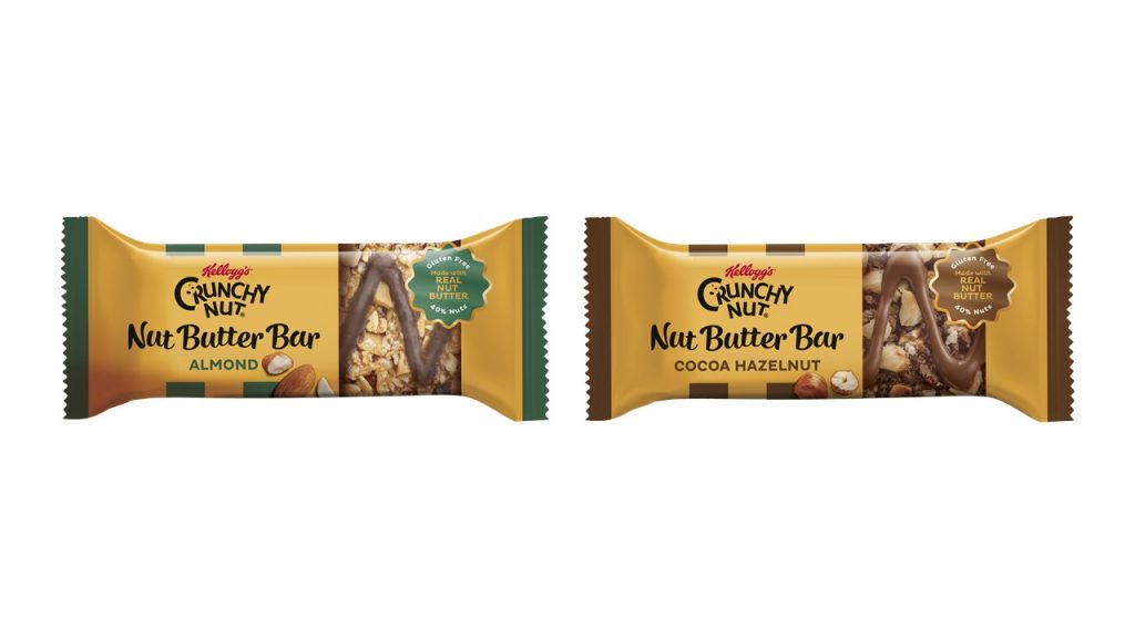 Kellogg’s launches nut butter bars range