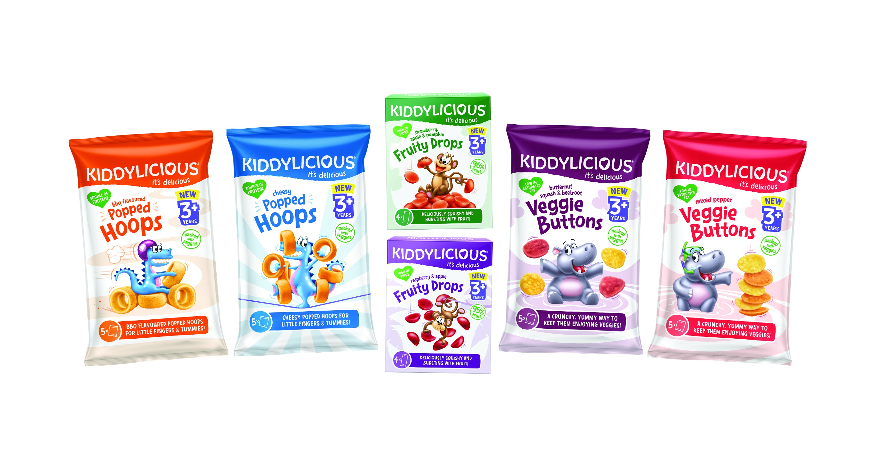 Kiddylicious expands range with pre-school snacks