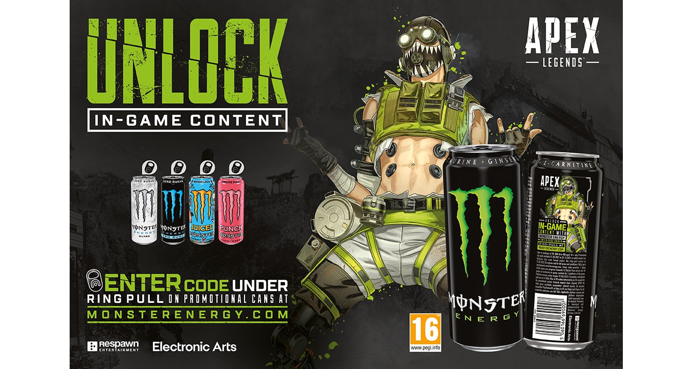 Monster код. Monster Энергетик с Apex. Энергетик Monster Apex Legends. Награда монстр Энерджи Апекс. Monster Energy Apex Legends банка.