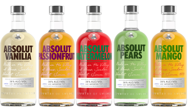 Absolut vodka sees biggest design and flavour update in its 40-year  existence