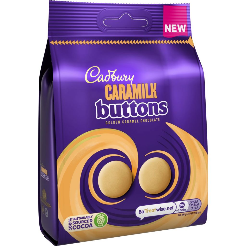 Cadbury to launch Caramilk buttons