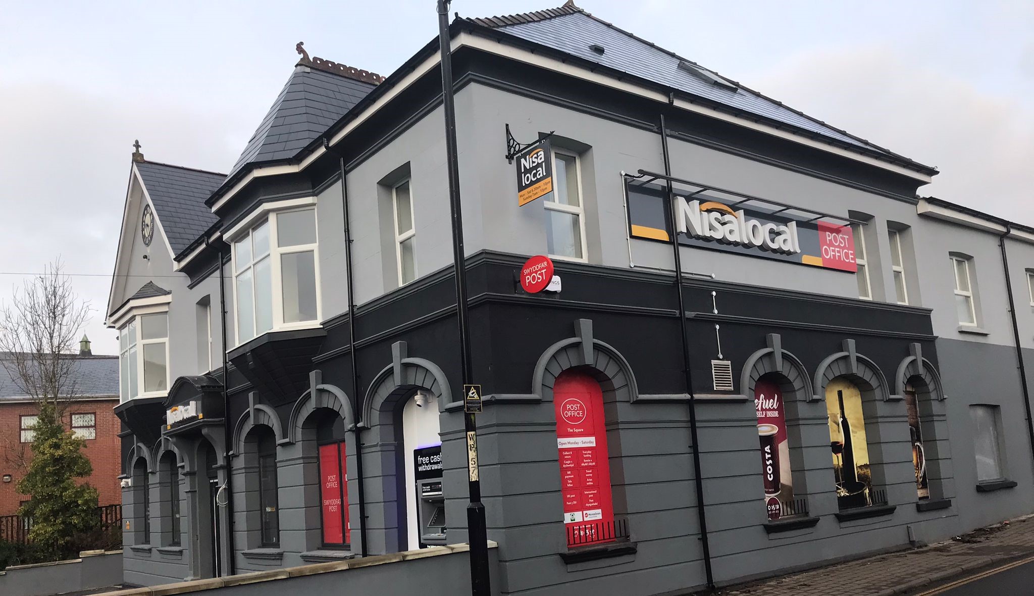 Derelict pub converted into convenience store in Caerphilly
