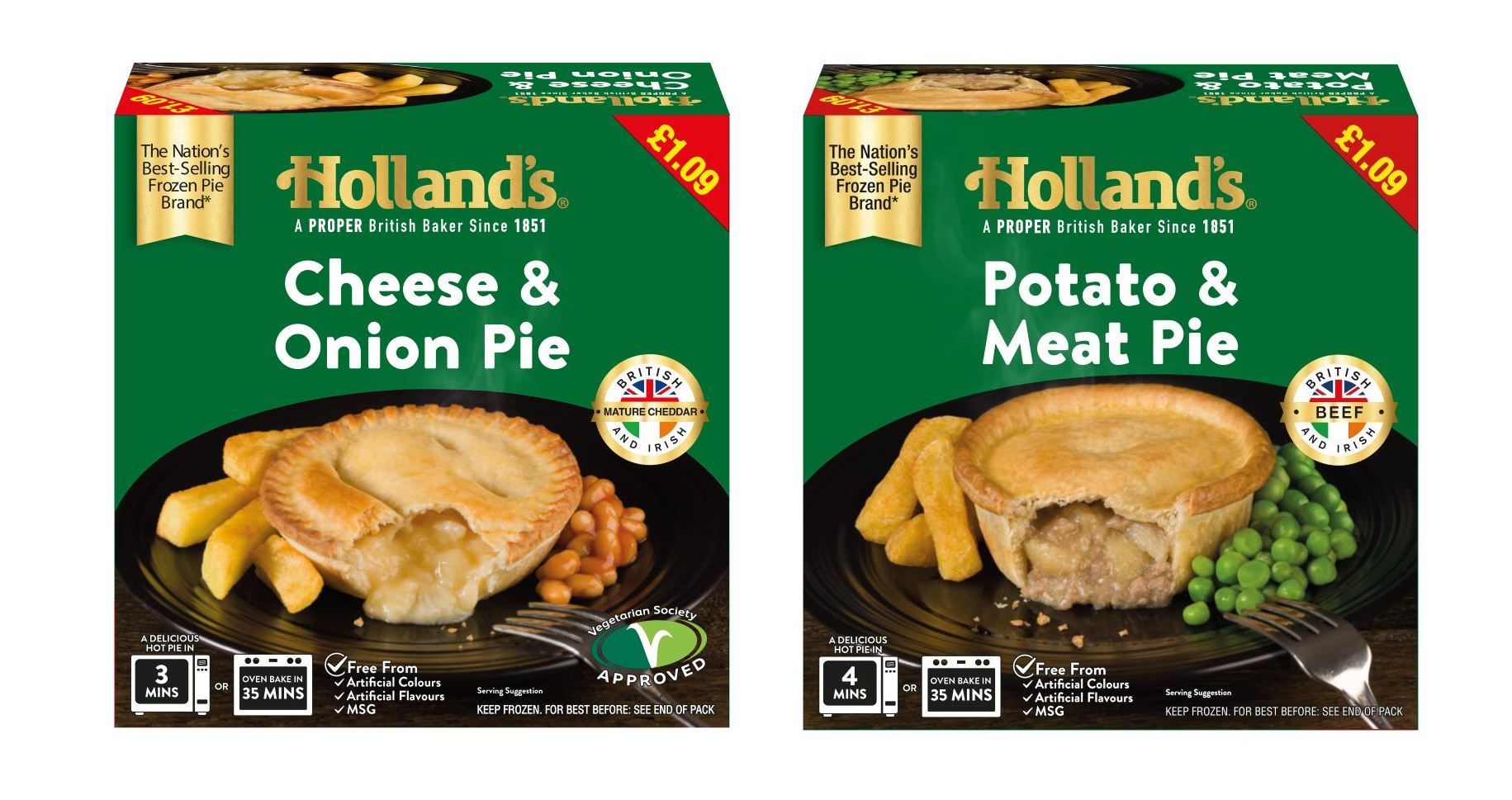 Old piemaker launches new packaging