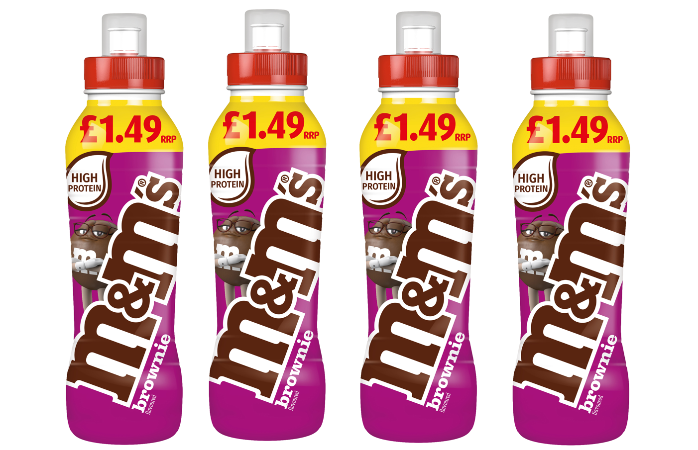 M&M's Chocolate Brownie Milkshake Drink PM £1.59 350ml - We Get Any Stock