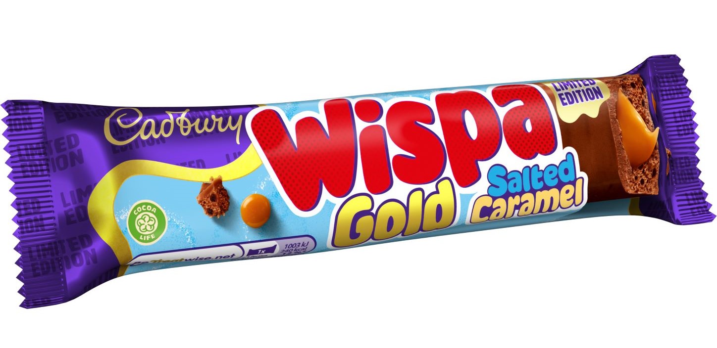Strike gold with new Salted Caramel Wispa - Scottish Local Retailer
