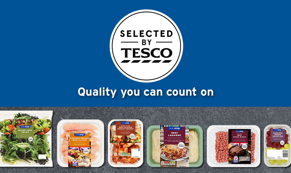 Selected by Tesco range now available in all One Stop stores