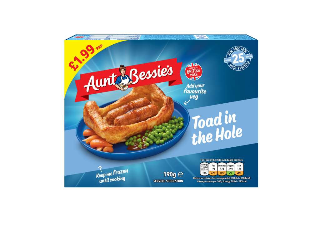 Aunt Bessies Toad In The Hole Talking Retail